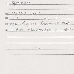 Eastern questionnaire, answ...