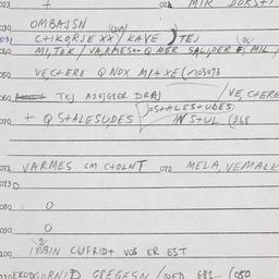 Eastern questionnaire, answ...