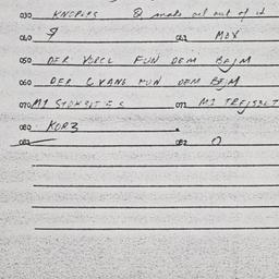 Eastern questionnaire, answ...