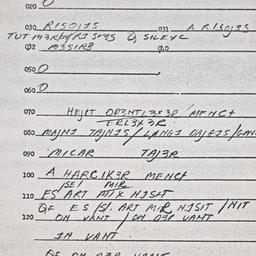 Eastern questionnaire, answ...