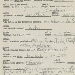 Western questionnaire, answ...