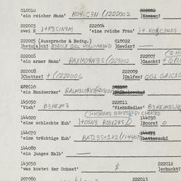 Western questionnaire, answ...