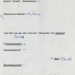 Western questionnaire, answ...