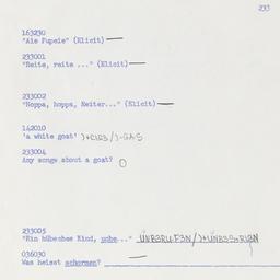 Western questionnaire, answ...