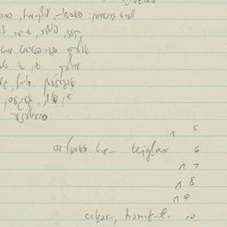 Eastern questionnaire, blue...