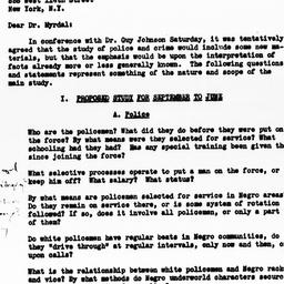 Letter from Arthur Raper to...