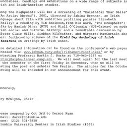 Announcements, 2002-11-02. ...