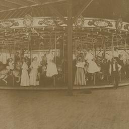 Carousel with W. F. Mangels...