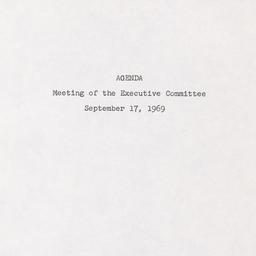 Executive Committee Meeting