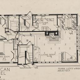 Isometric first floor plan