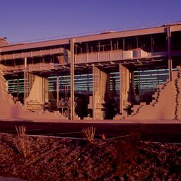 Exterior view, detail of de...