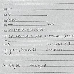 Eastern questionnaire, answ...