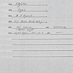 Eastern questionnaire, answ...