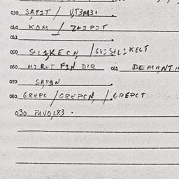 Eastern questionnaire, answ...