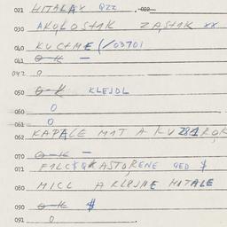 Eastern questionnaire, answ...