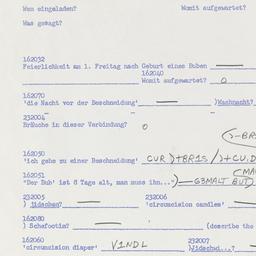 Western questionnaire, answ...