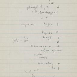Eastern questionnaire, blue...