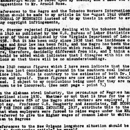 Letter from Herbert R. Nort...