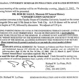 Announcements, 2002-03-13. ...