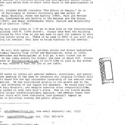 Announcements, 2004-04-29. ...