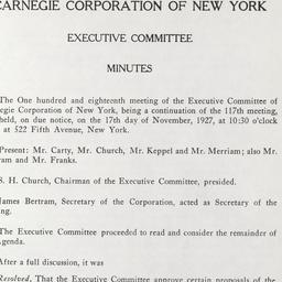 Executive Committee Meeting