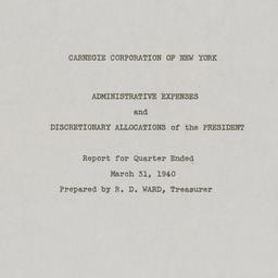 Board Meeting, 4/18/1940