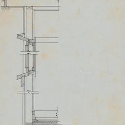 Wall section, framing details