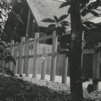 A view of a Japanese shrine...