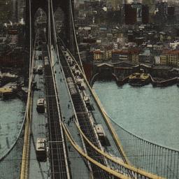 New York from Brooklyn Bridge.