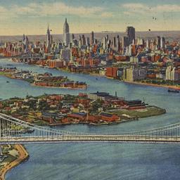 Triborough Bridge, looking ...