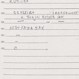 Eastern questionnaire, answ...