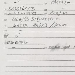 Eastern questionnaire, answ...