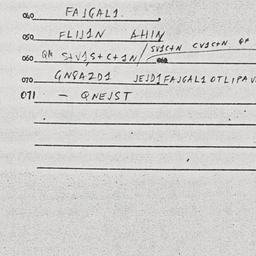 Eastern questionnaire, answ...