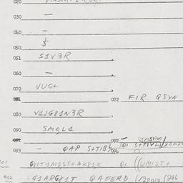 Eastern questionnaire, answ...
