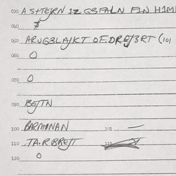 Eastern questionnaire, answ...