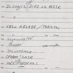 Eastern questionnaire, answ...