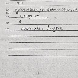 Eastern questionnaire, answ...