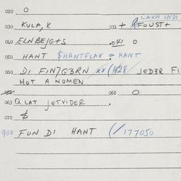 Eastern questionnaire, answ...