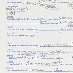 Western questionnaire, answ...