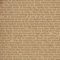 The White War and the Color...