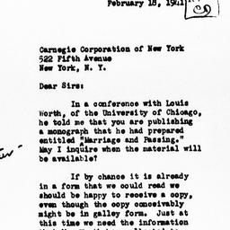 Letter from Steward G. Cole...