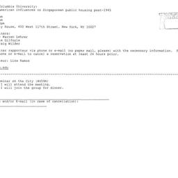 Announcements, 2005-01-26. ...
