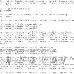 Announcements, 2004-03-04. ...