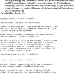 Announcements, 2003-01-03. ...