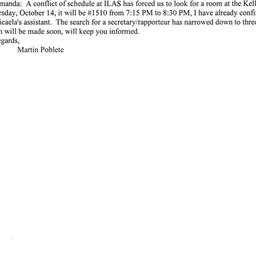 Correspondence, 2004-10-14....