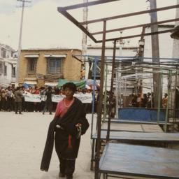 Tibetan man in traditional ...
