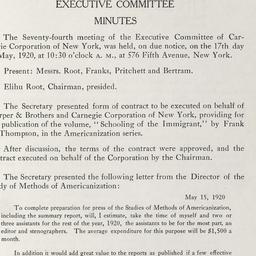 Executive Committee Meeting