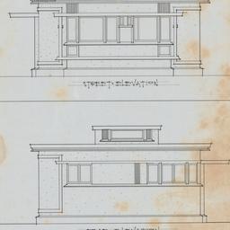 Street, rear elevations