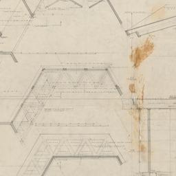Entry lantern plans, elevation