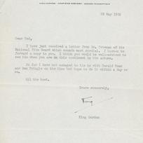 J. King Gordon To Ted Conan...